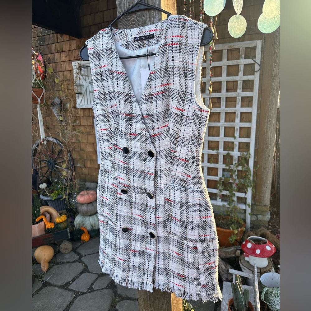 NWT Zara Tweed Dress
